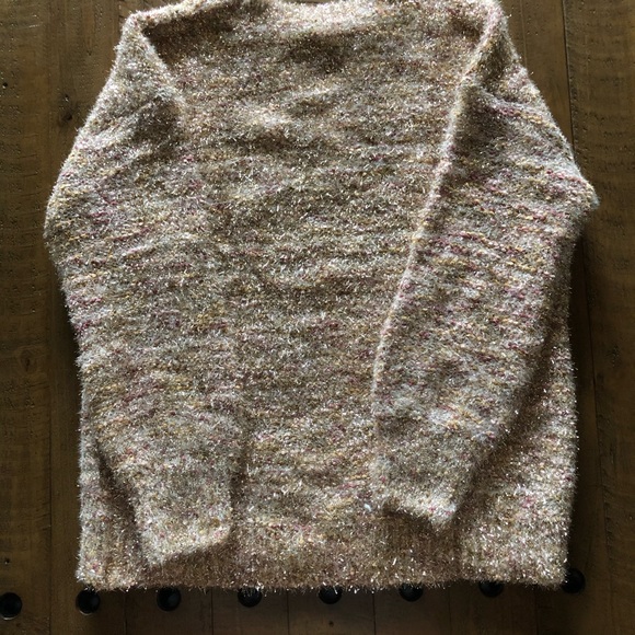 LC Lauren Conrad Popo striped crew neck sweater - Picture 2 of 5